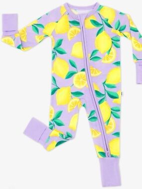 Little Sleepies "Lavender Lemons" Zippy